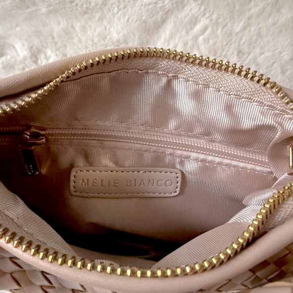 NWT The Brigitte Satchel by Melie Bianco: Check Edition Neutral - Picture 6 of 10